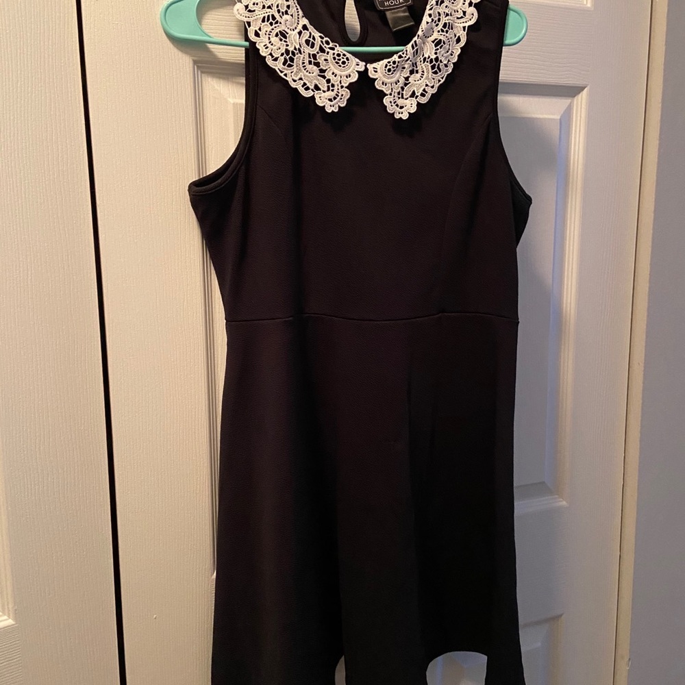 SOLD - Midnight Hour Peter Pan Collar Dress